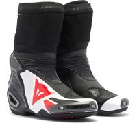 Dainese Axial 2 Air 2.0 Bottes de moto perforées, noir-blanc-rouge, taille 46 pour homme
