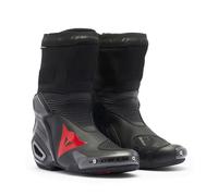 Dainese Axial 2 Air, bottes perforées 44 EU Noir/Noir/Rouge Néon Noir/Noir/Rouge Néon