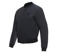 Dainese - Bhyde No-Wind Tex Jacket, Motorbike Bomber Jacket, Tissu Coupe-Vent Et Déperlant, Protections Souples Aux Épaules Et Coudes, Veste Moto Pour Homme, Noir, 46