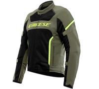 DAINESE Blousons et Vestes Air Frame 3 Tex Army Green / Black / Fluo Yellow 52