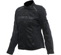 DAINESE - Air Frame 3 Tex Jacket Wmn, Veste de Moto d'été en Tissu avec Doublure Coupe-Vent, Femme, Black/Black/Black, 50