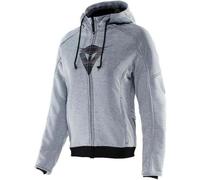Dainese Daemon-X Safety Sweat à capuche zippé de moto pour femmes, gris, taille 40