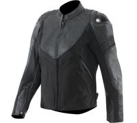 Dainese Iperattiva, veste en cuir-textile pour femmes 40 Noir Noir