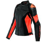 DAINESE Blousons et Vestes Racing 4 Lady Black / Fluo-Red 44