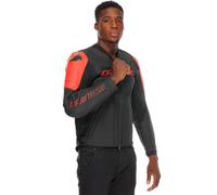 Veste de moto Cuir Homme Dainese RACING 5 Black/Black/Red-Fluo