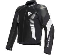 Dainese Super Rider 2 Absoluteshell Veste textile de moto, Noir/Blanc, Taille 44