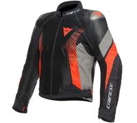 DAINESE Blousons et Vestes Super Rider 2 Absoluteshell Black / Dark Gull Gray / Fluo Red 44