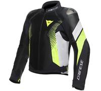 DAINESE Blousons et Vestes Super Rider 2 Absoluteshell Black / White / Fluo Yellow 60