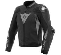Dainese Super Speed 4, veste en cuir 52 Noir Mat/Gris Noir Mat/Gris