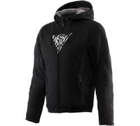Dainese Bovisa, sweat à capuche zippé 54 Noir/Blanc Noir/Blanc