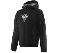 Dainese Bovisa, sweat à capuche zippé 58 Noir/Blanc Noir/Blanc