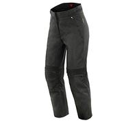Dainese - Campbell Lady D-Dry Pants, Touring Trousers, Pantalon De Moto Pour Femmes, Imperméable, Coupe Large, Protections Des Genoux Et Des Hanches, Noir/Noir, 50
