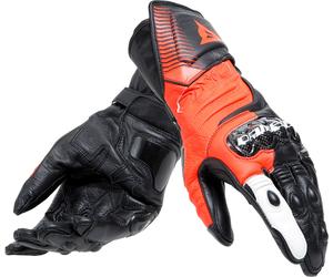 Dainese Carbon 4, gants longs M Noir/Rouge Néon/Blanc Noir/Rouge Néon/Blanc