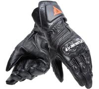 DAINESE - Carbon 4 Long Gloves, Gant de Moto en Cuir, Long, avec Protections des Articulations en Carbone, Homme, Noir, S
