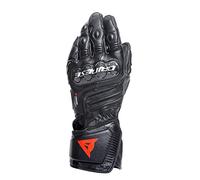 Dainese - Carbon 4 Long Leather Gloves, Gant de Moto en Cuir, Long, avec Protections des Articulations en Carbone, Noir