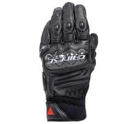 DAINESE - Carbon 4 Short Gloves, Gants Courts de Moto en Cuir avec Protège-joints en Carbone, Homme, Black/Black, S