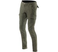 Dainese Cargo Slim Tapered Pantalon textile de moto, Vert militaire, Taille 38