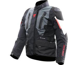 Dainese Carve Master 4 Gore-Tex Blouson de moto imperméable, Noir/Gris/Rouge, Taille 58