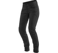 Dainese Classic Slim Pantalon textile de moto de dames, noir, taille 31 pour femmes