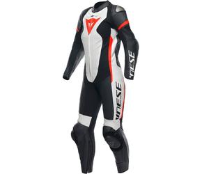 DAINESE Combinaisons Grobnik Professional Estiva Lady Black / White / Fluo Red n32 54