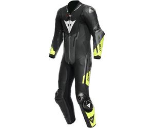 DAINESE Combinaisons Misano 3 Professional Estiva D-Air Black / Anthracite / Fluo-Yellow 46