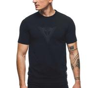 Dainese Quick Dry Tee, T-Shirt à Séchage Rapide Moto, Homme, Noir, XL/X