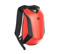 Dainese D-Mach Compact Backpack, Sac à Dos Moto Rigide, Rouge Fluo, N