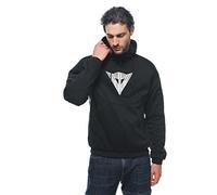 Dainese - Daemon-X Safety Hoodie Full Zip, Sweat-Shirt De Moto En Tissu, Protections Des Épaules Et Des Coudes, Veste Moto Pour Hommes, Noir/Blanc, 54