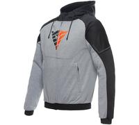 Dainese Daemon-X Safety Moto Zip Sweat à capuche, noir-gris-rouge, taille 50 pour homme