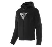 DAINESE - Daemon-X Safety Hoodie Full Zip Wmn, Sweatshirt avec Fermeture éclair et Capuche, Doublure intérieure en Polaire, Femme, Noir, 50