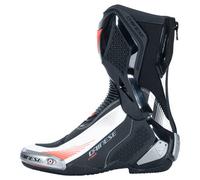 Dainese Bottes de moto Torque 4 pour femme, noir, blanc, rouge fluo, 41 EU