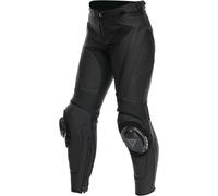 Dainese Delta 4 Pantalon en cuir de moto pour dames, noir, Taille 46