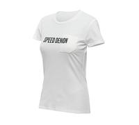 DAINESE - Demon Pocket T-Shirt WMN, T-Shirt à Col Rond, Femme, Blanc De Blanc, XS