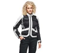 Dainese - Desert Lady Tex Jacket, Veste De Moto D'Été, Tissu Technique Léger, Protections Des Épaules Et Des Coudes, Veste Moto Pour Femmes, Peyote/Noir/Steeple-Gray, 40