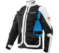 Dainese Desert Tex Veste textile de moto, noir-bleu, taille 44 pour homme
