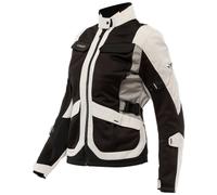 Dainese Desert Tex Veste textile de moto pour dames, noir/beige, Taille 42