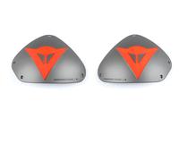 Dainese DETS, plaques d épaule Taille unique Argent/Rouge Néon Argent/Rouge Néon