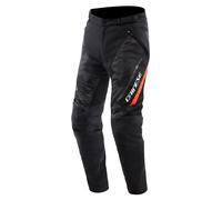 Dainese Dragon 2 Super Air Pantalon de Textiles (Noir/Neonrot) Taille : 52 Moto
