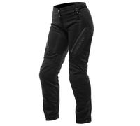 Dainese - Drake 2 Super Air Tex Pants Wmn, Pantalon de Moto Ventilé, Tissu, pour la Saison d'Eté, avec Protecteurs Amovibles, Noir, 50