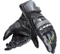 Dainese Druid 4 Gants de moto, noir-gris-jaune, taille S pour homme