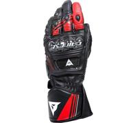 DAINESE DRUID 4 LEATHER Handschuhe schwarz-lava-rot-weiß XXXL