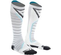 Dainese - Chaussettes hautes moto - Dry Long Socks 4547 - Pour homme et femme - Noir/Bleu