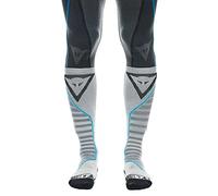 Dainese Dry Long Socks, Chaussettes Hautes Moto, Pour Homme et Femme, Noir/Bleu, 4547
