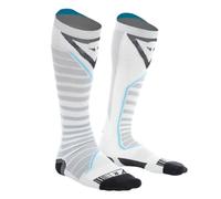 Dainese - Dry Long Socks, Chaussettes Thermiques Longues pour Le Ski et Le Snowboard, Noir/Bleu, pour Hommes et Femmes