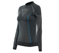 DAINESE DRY LS LADY MAILLOT TECHNIQUE MOTO MANCHES LONGUES FEMME NOIR BLEU