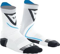 Dainese Dry Mid, chaussettes 45-47 EU Blanc/Gris/Bleu Blanc/Gris/Bleu