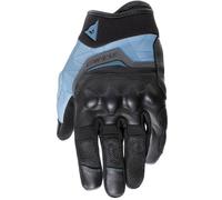 Gants de moto Tissu Femme Dainese ERMEX Été Black/Blue Mirage