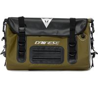 Dainese - Explorer WP Duffel Bag 45L, Sac de Voyage pour Motocyclette, Matière Imperméable, PVC, pour Hommes et Femmes, Noir/Vert