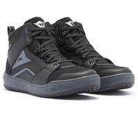 DAINESE Femme Suburb D-WP Shoes WMN Chaussures de Motard Imperméables, Noir Gris Fer Métal, 41 EU