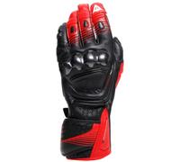 Dainese Fiero Metal Gants de moto, noir-rouge, taille XS pour homme